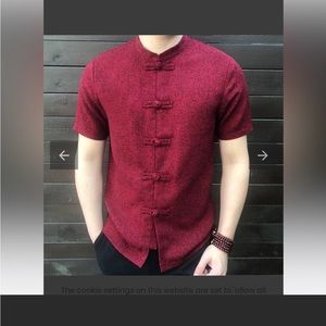 Men’s Incerun Vintage Button Shirt